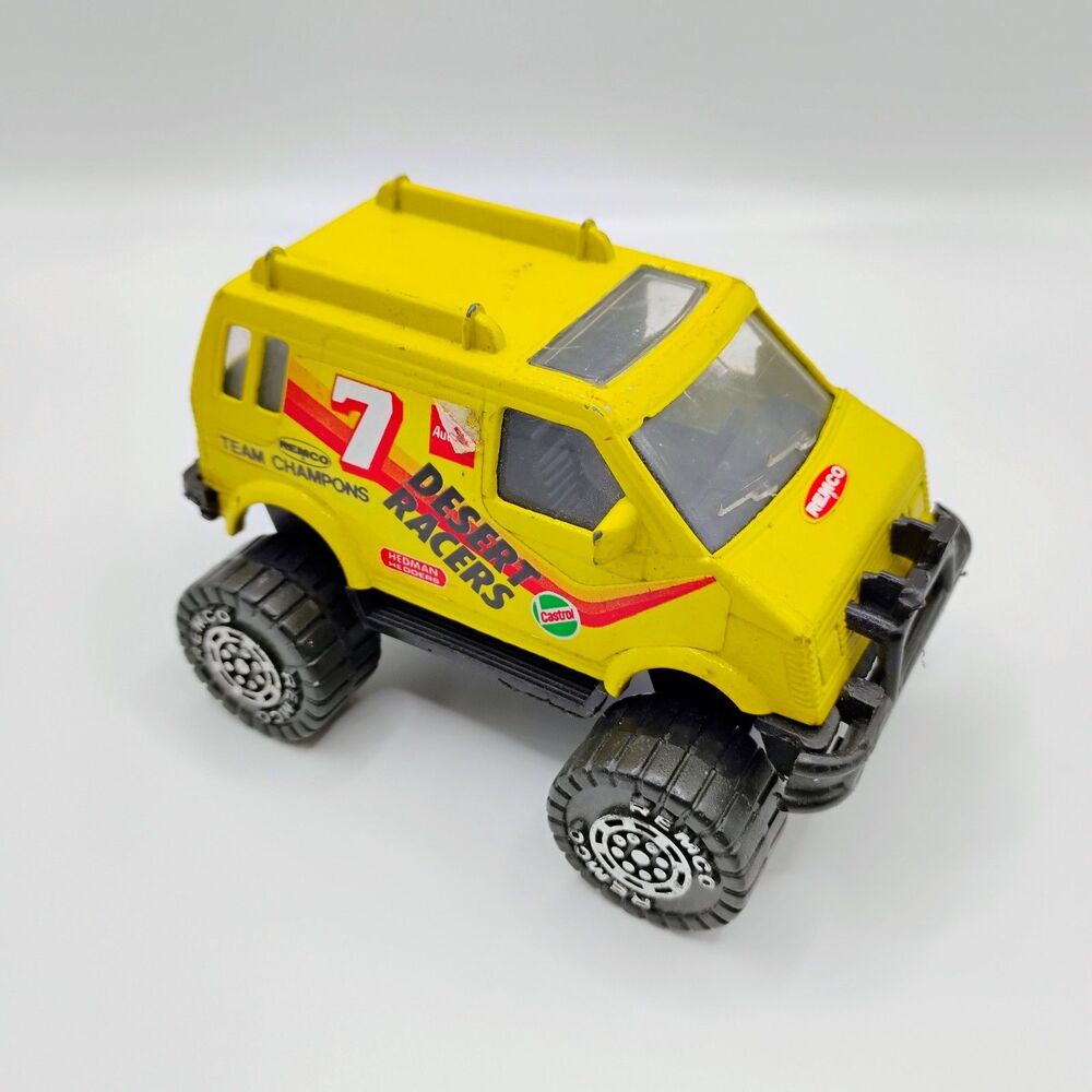 VTG Remco Desert Racer Castrol Hedman Team Champions Yellow 4 Inch Van Buggie